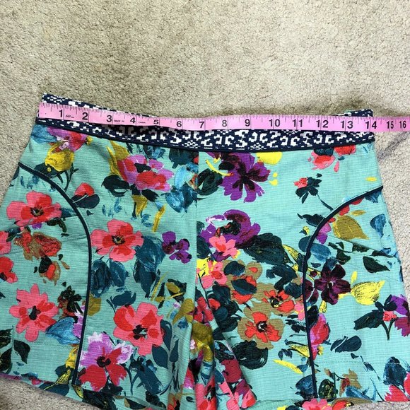Anthropologie Cartonnier Floral Print Shorts - Picture 4 of 12